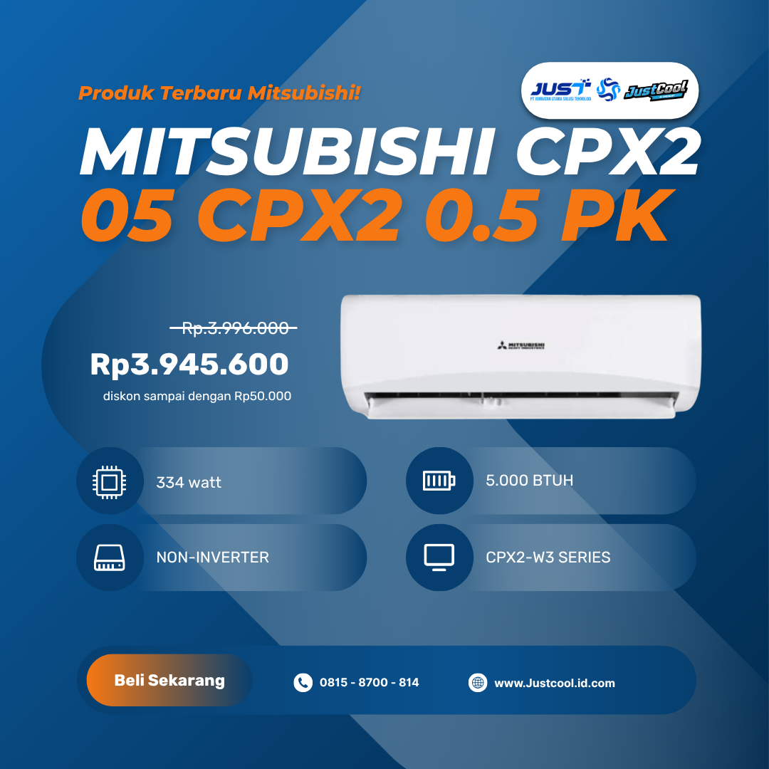 Mitsubishi Non-Inverter CPX2 0.5 PK