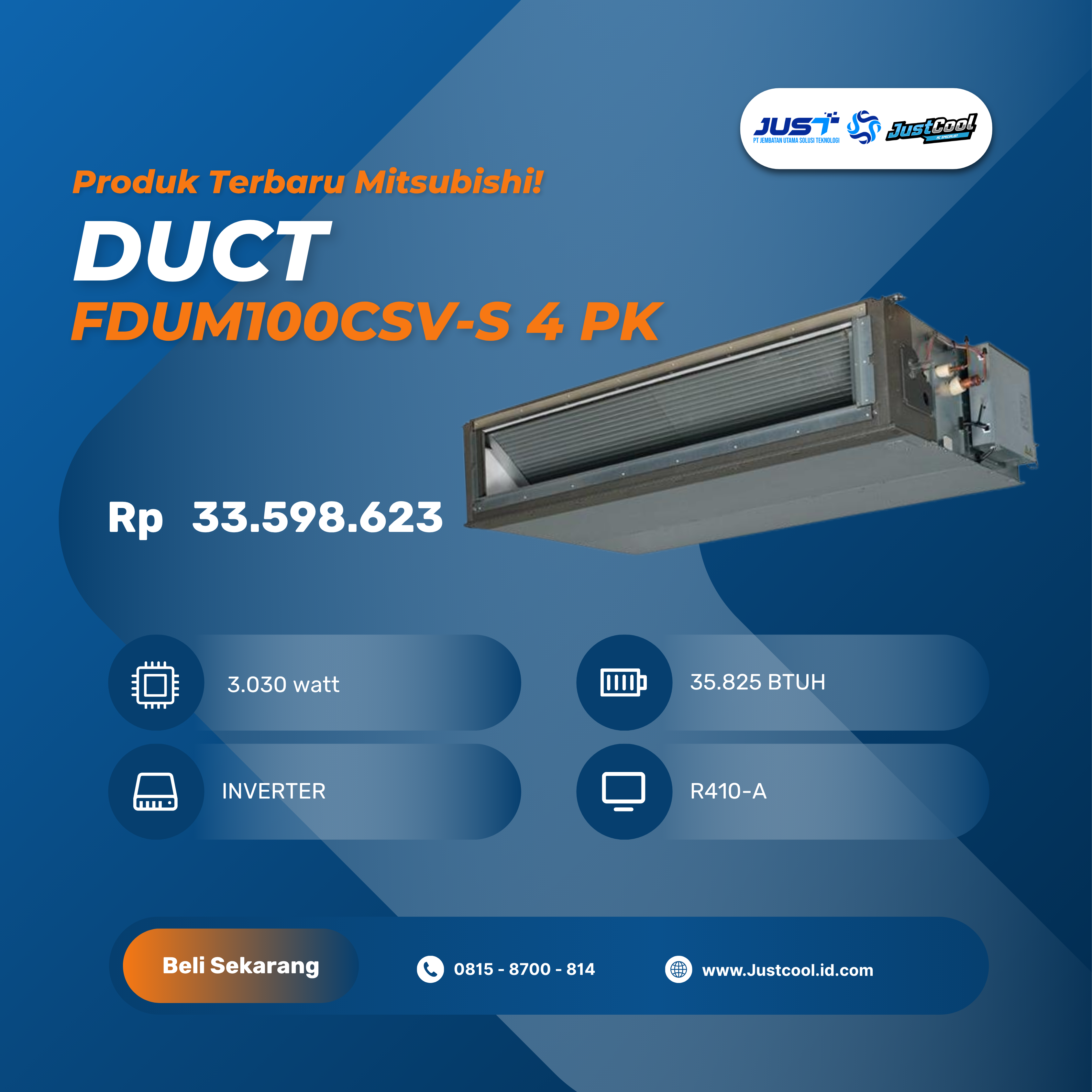 Mitsubishi Dutch FDUM100CSV-S 4 pk 