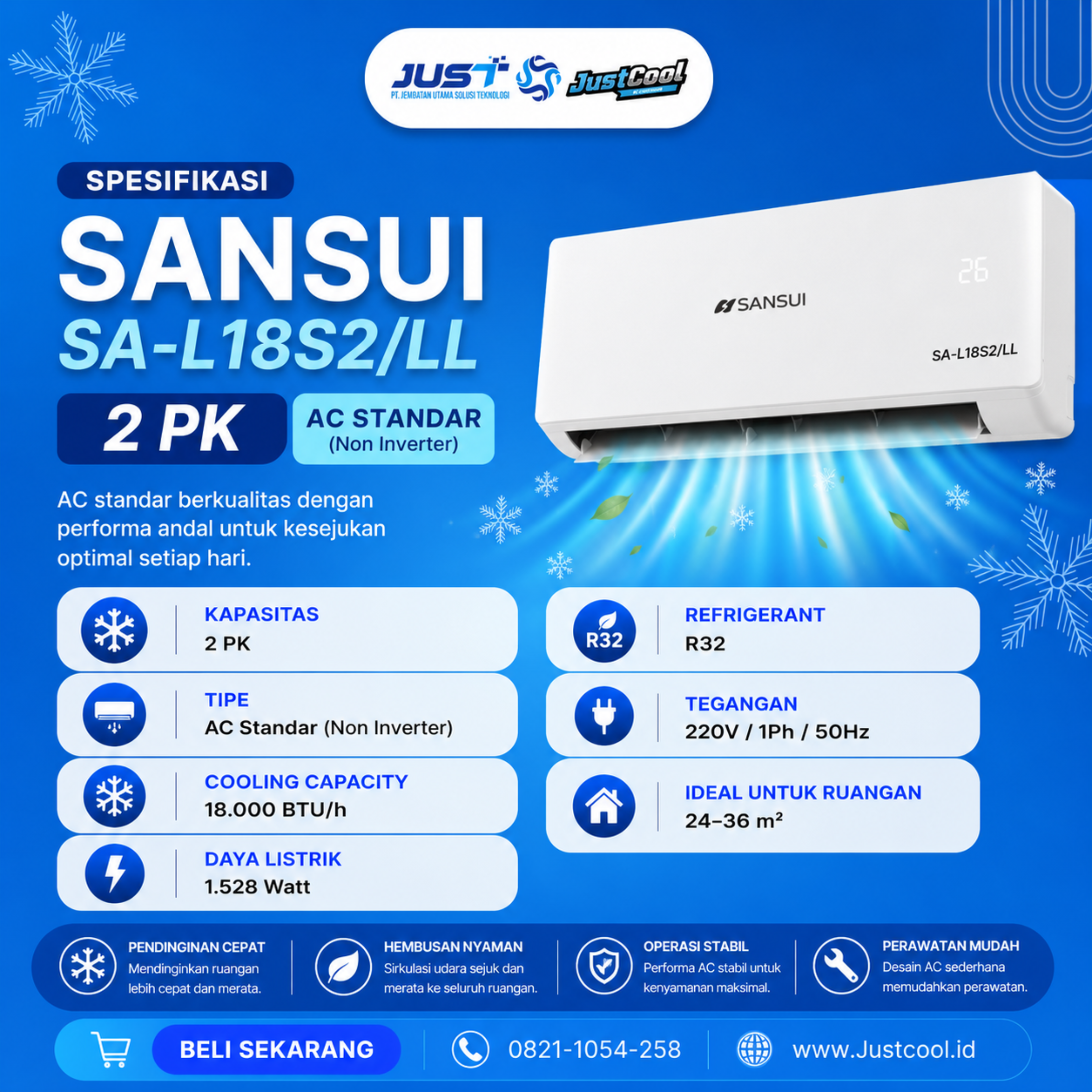 Sansui SA-L18S2/LL 2 PK 3