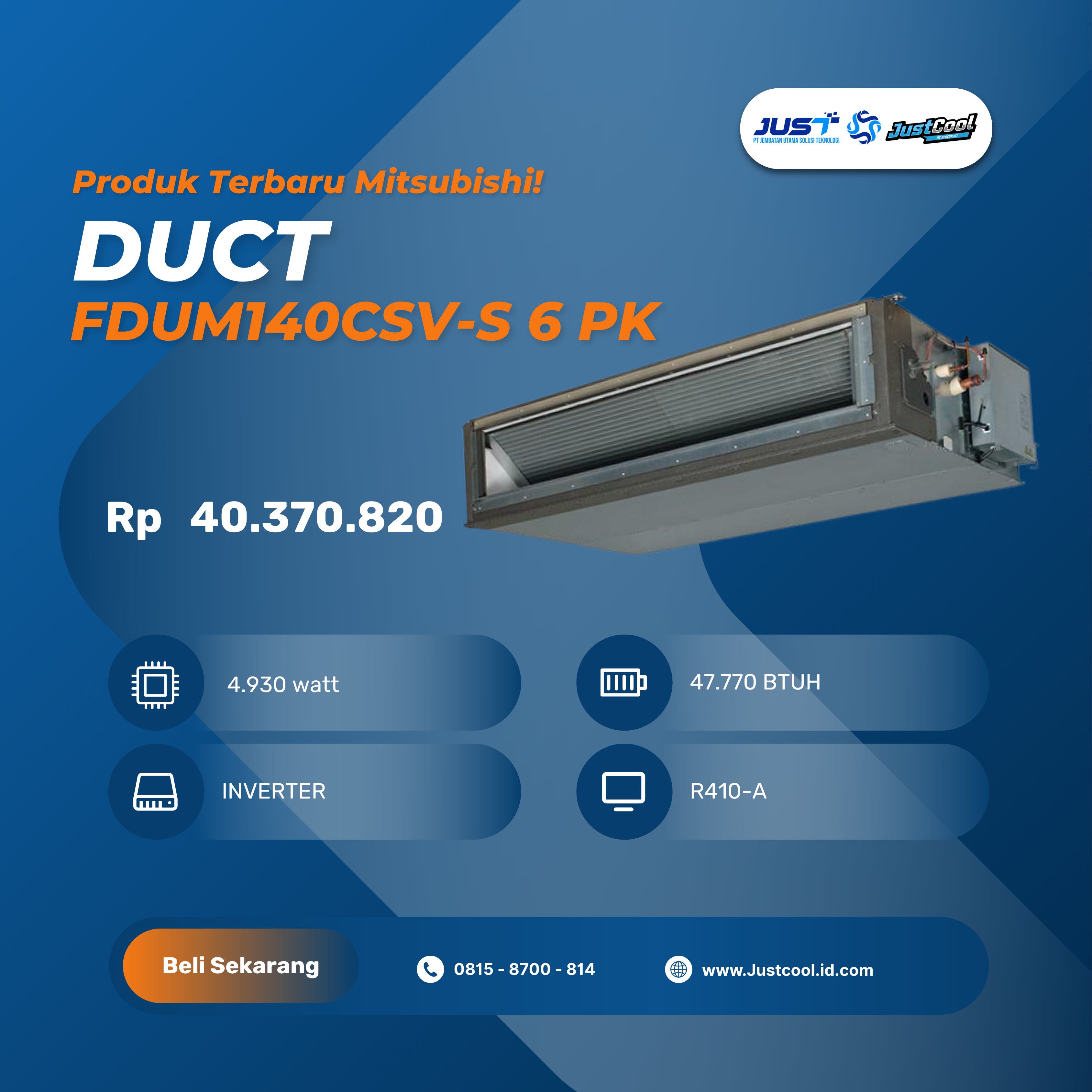 Mitsubishi Ducth FDUM140CSV-S 6 pk