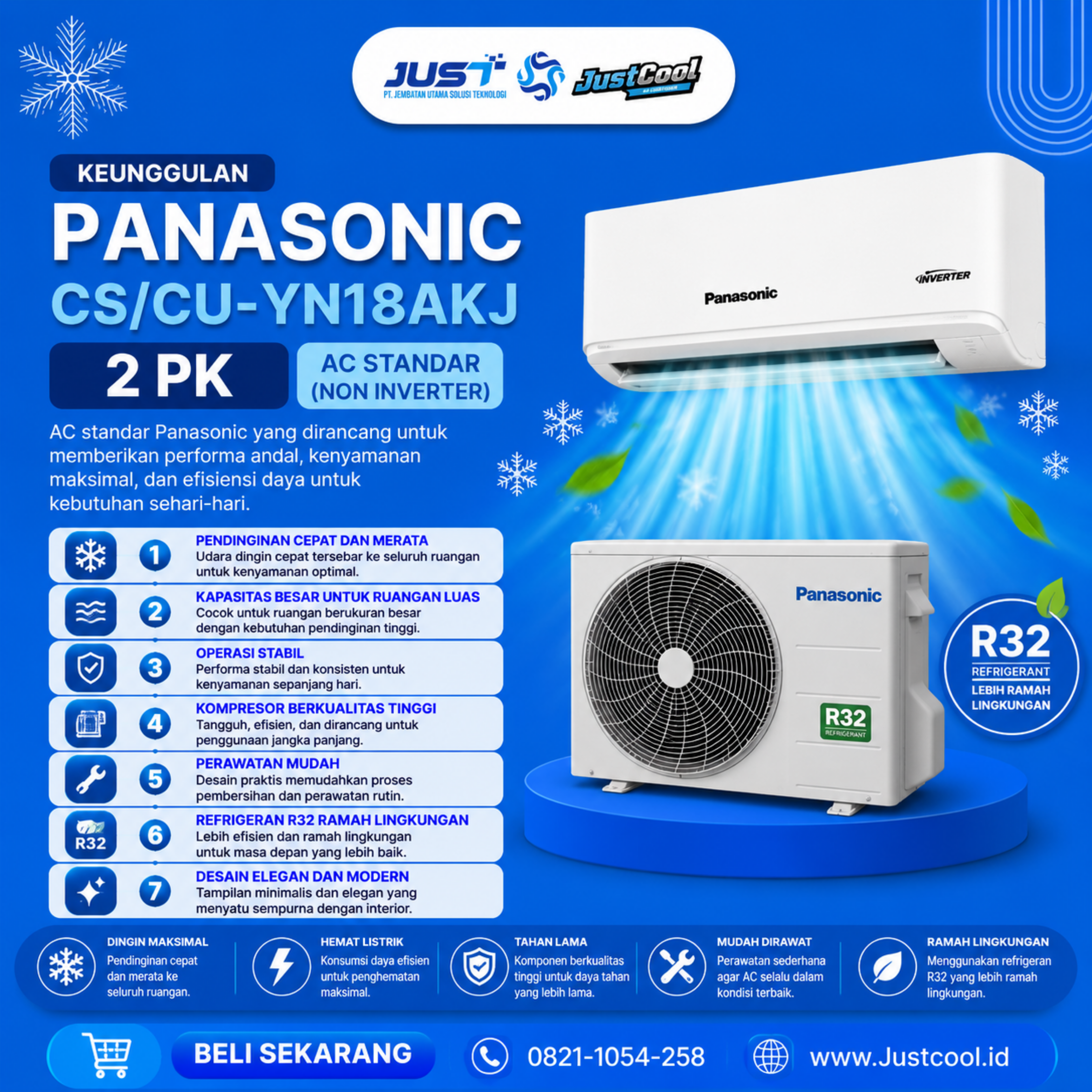 Panasonic Non-Inverter 2 PK 2