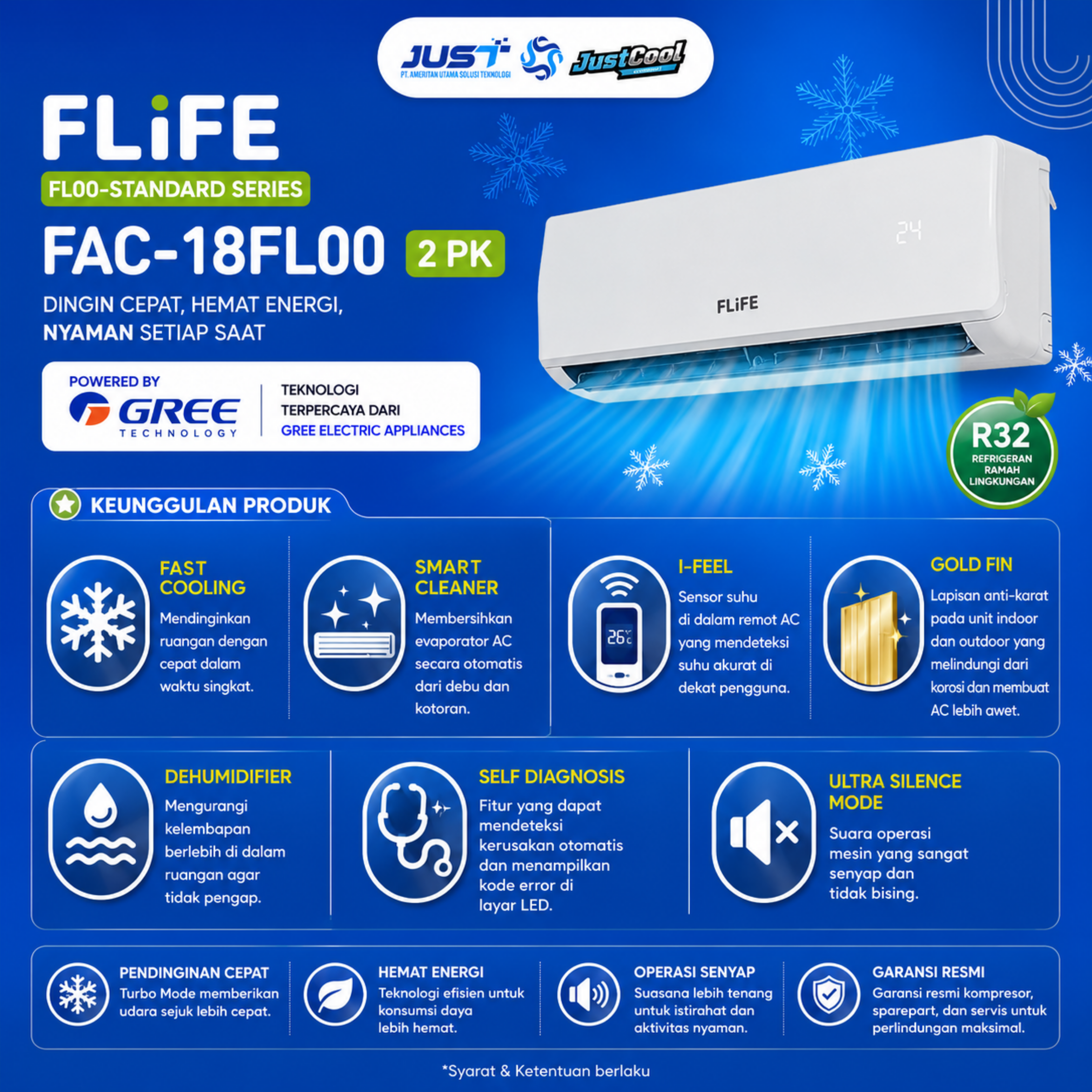 FLiFE FL00-Standard Series 2PK 2