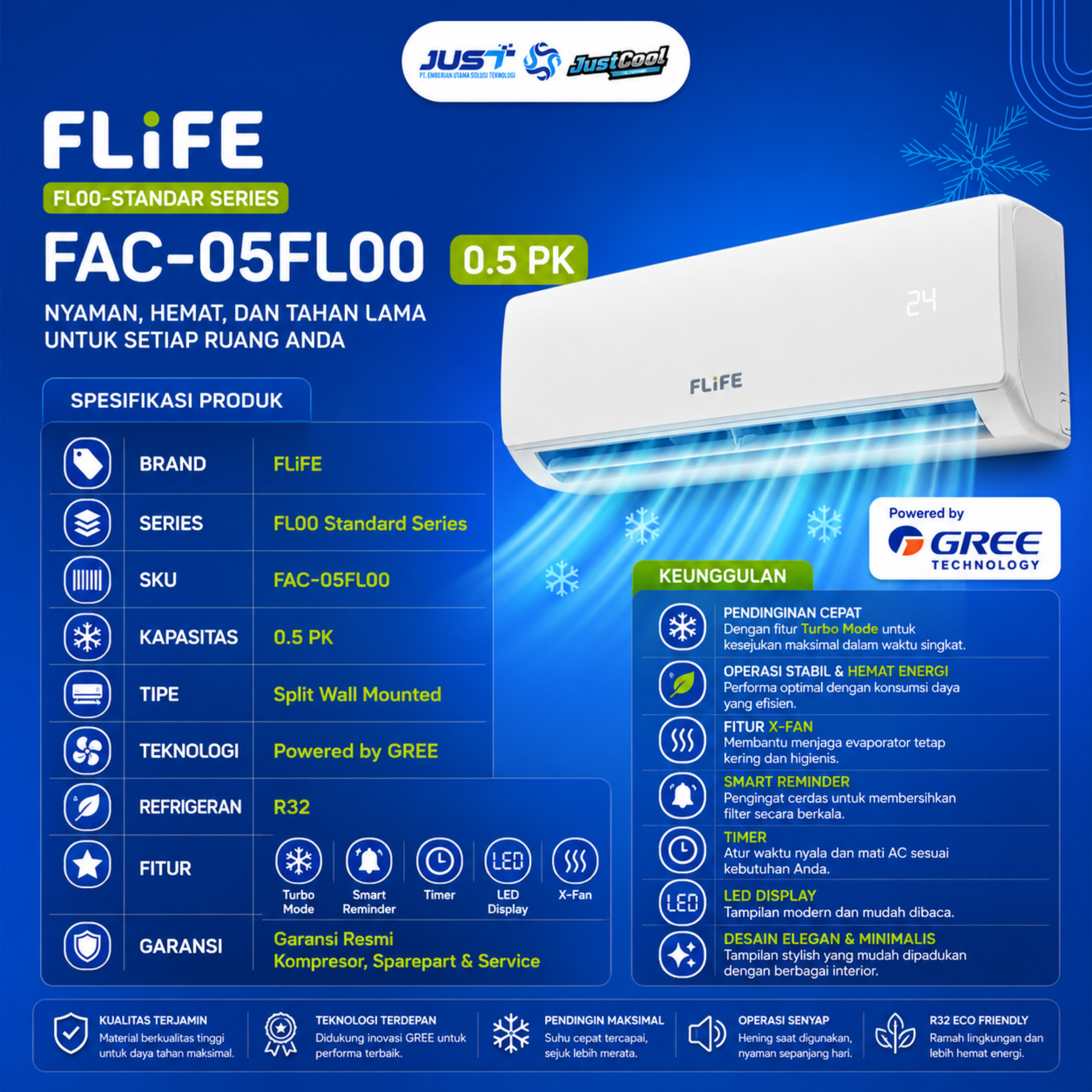 FLiFE FL00-Standard Series 0.5PK 3
