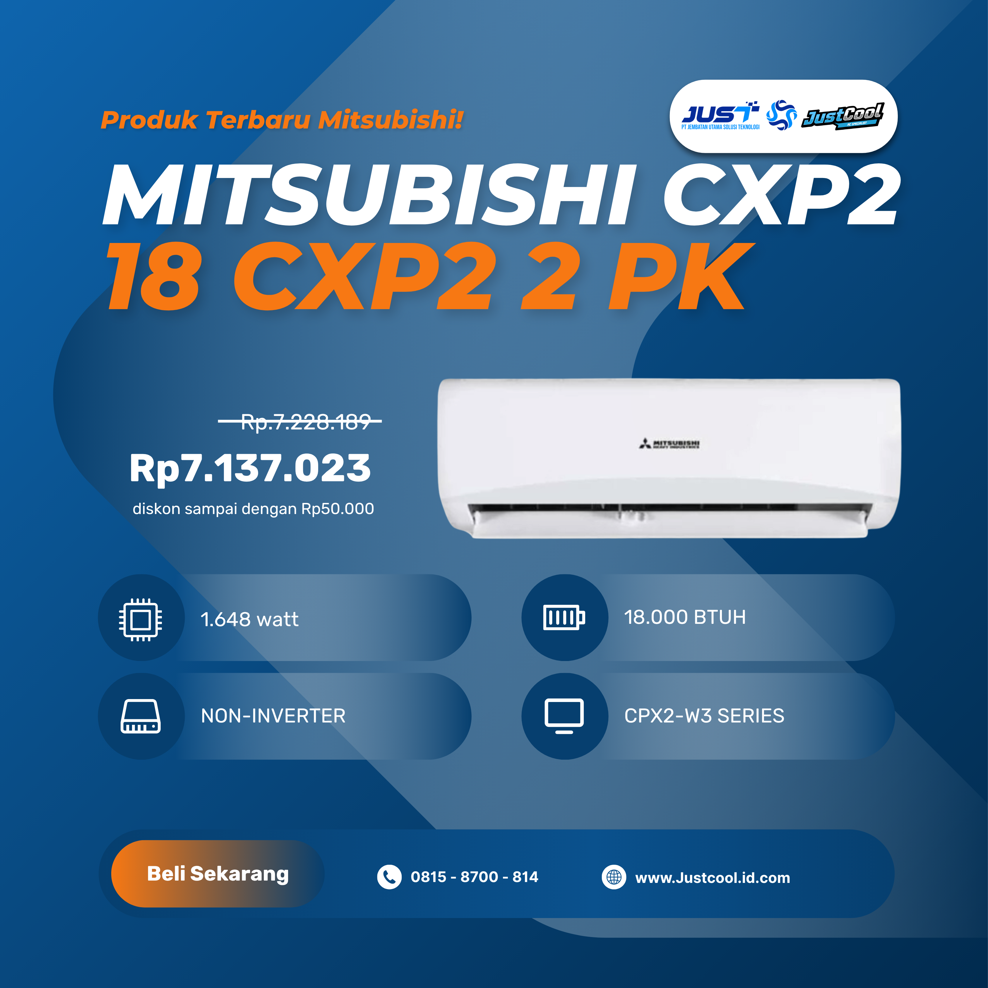 Mitsubishi Heavy Duty CXP2 2 PK