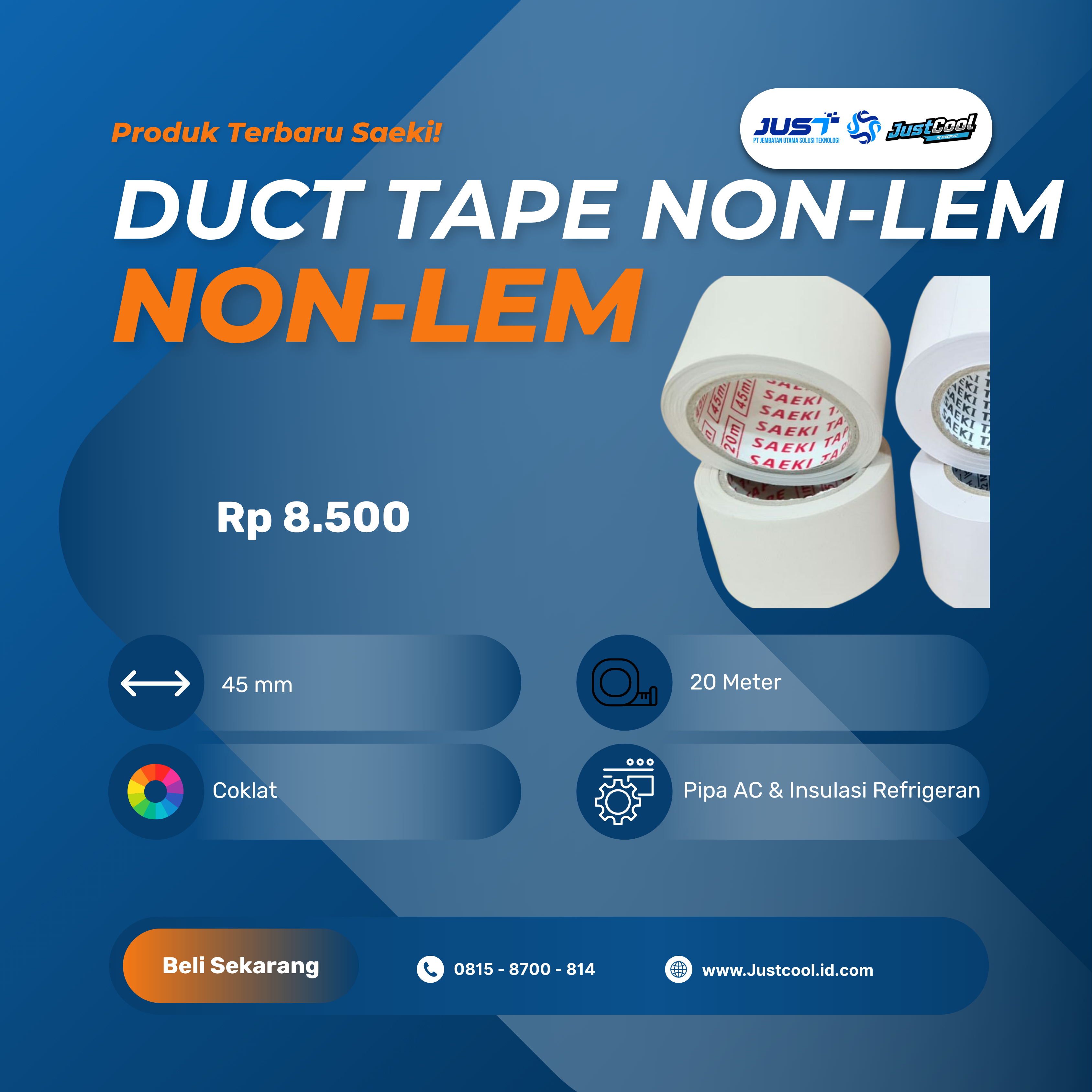 Duct Tape Non Lem / AC Tape Roll
