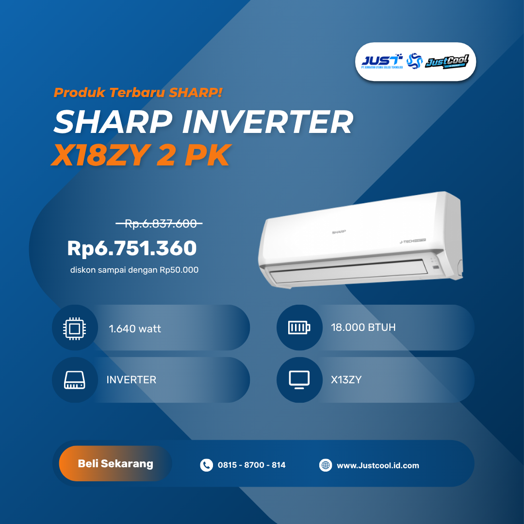 Sharp Inverter X18ZY 2 PK