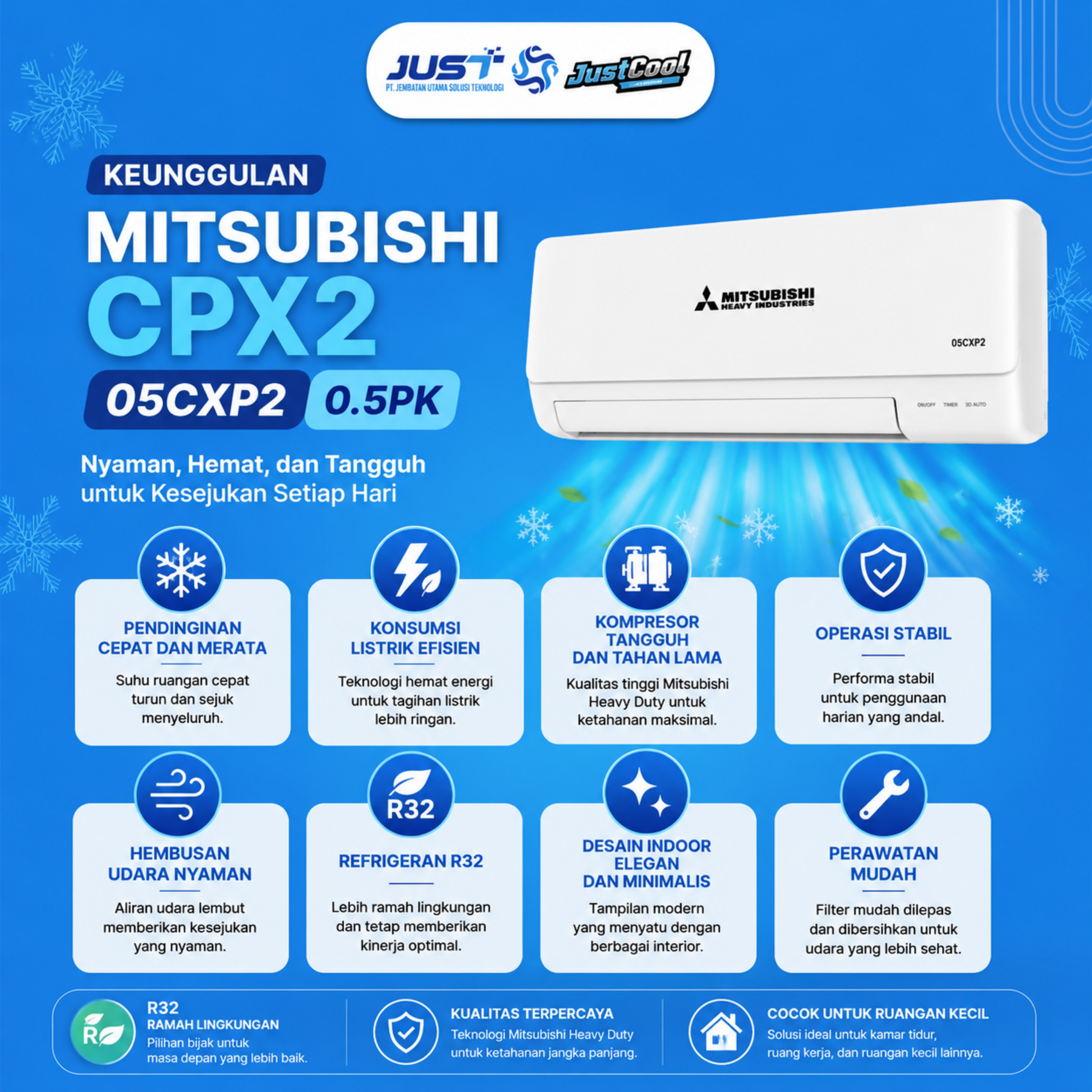Mitsubishi Heavy Duty CXP2 0.5 PK 2
