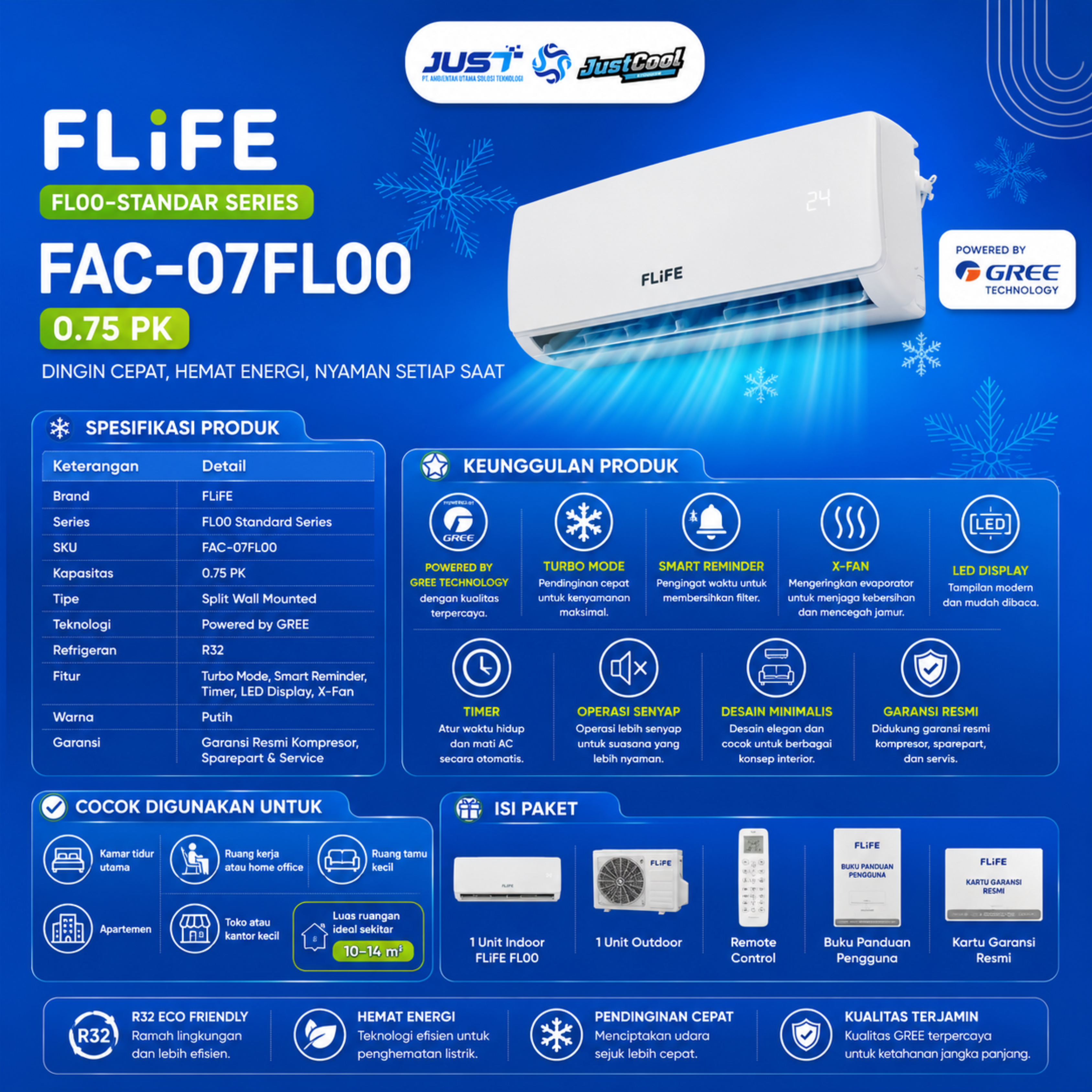 FLiFE FL00-Standard Series 0.75PK 3
