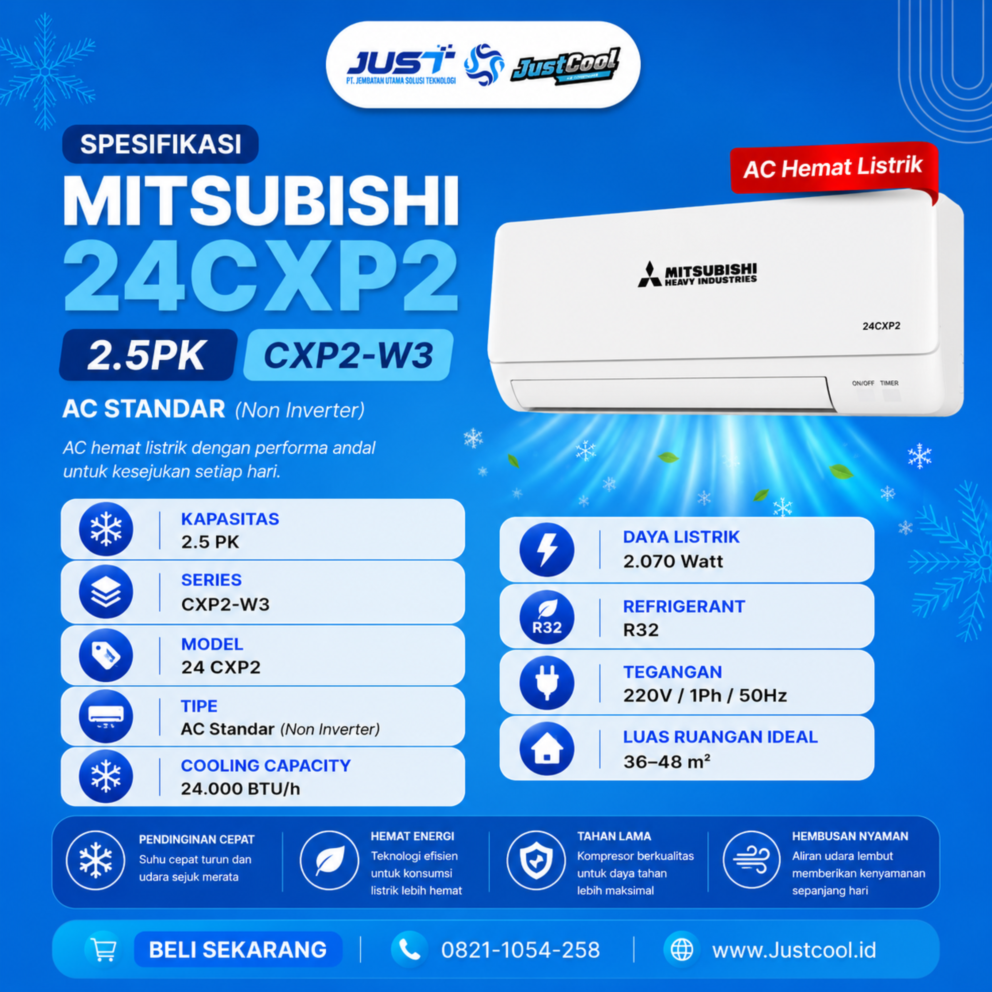 Mitsubishi Heavy Duty CXP2 2.5 PK 3