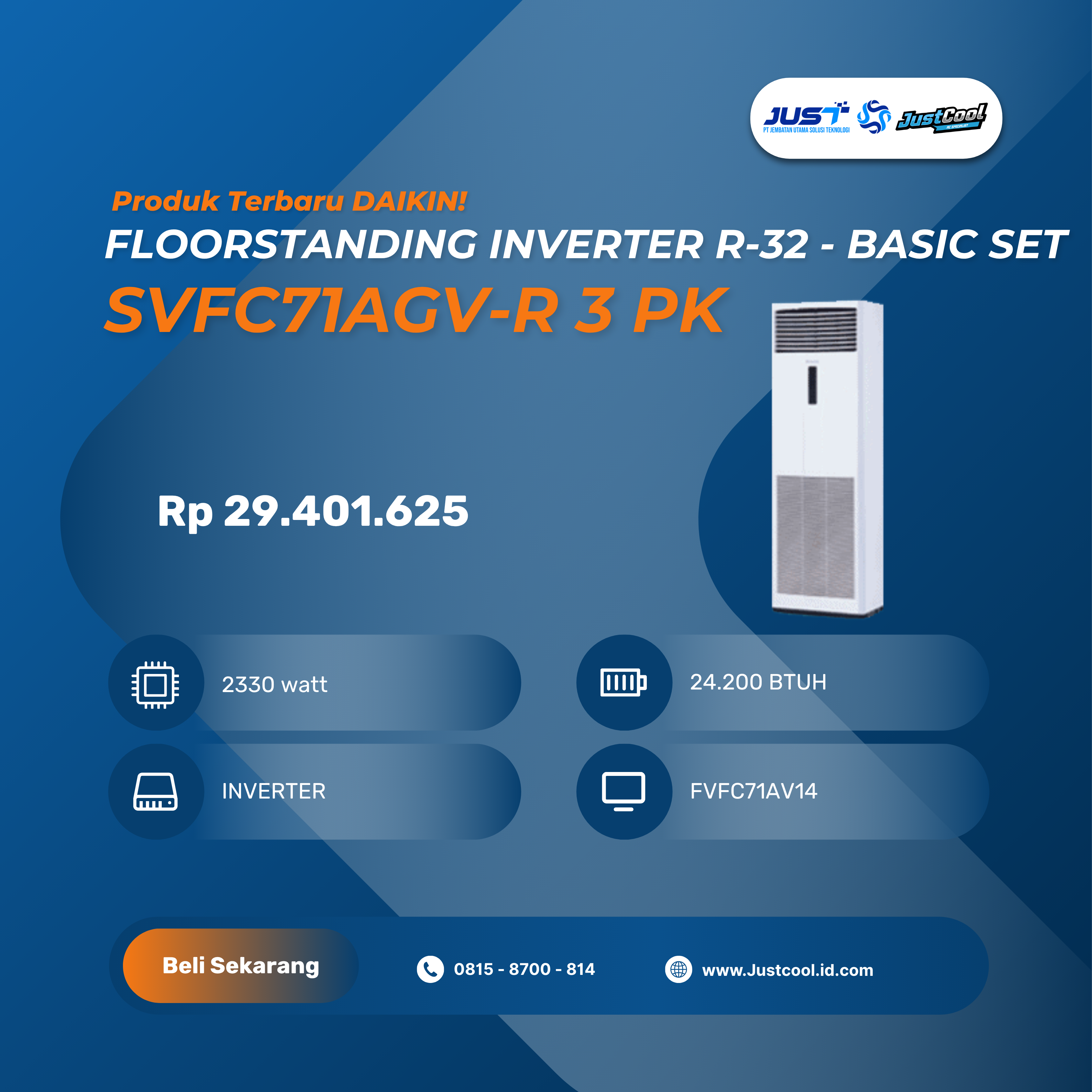 Daikin Floorstanding Inverter R-32 - Basic Set 
