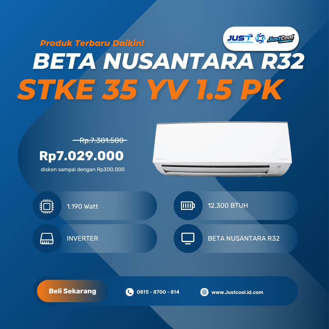 Daikin Beta Nusatara R32 1.5 PK
