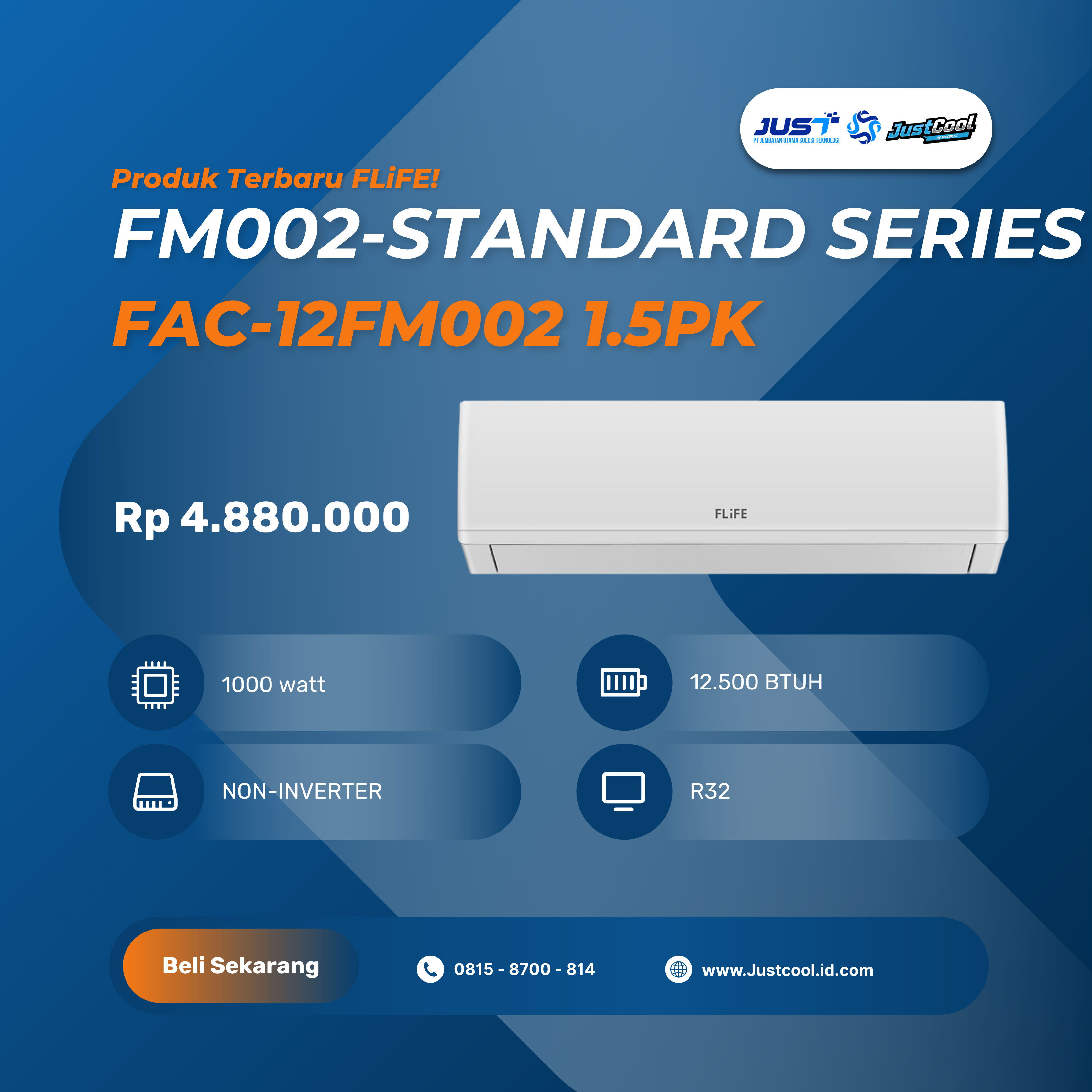 FLiFE FM002-Standard Series R32 1.5PK