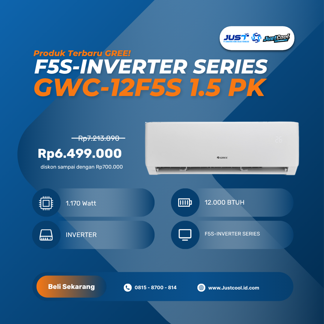 Gree Inverter F5S Series 1.5 PK