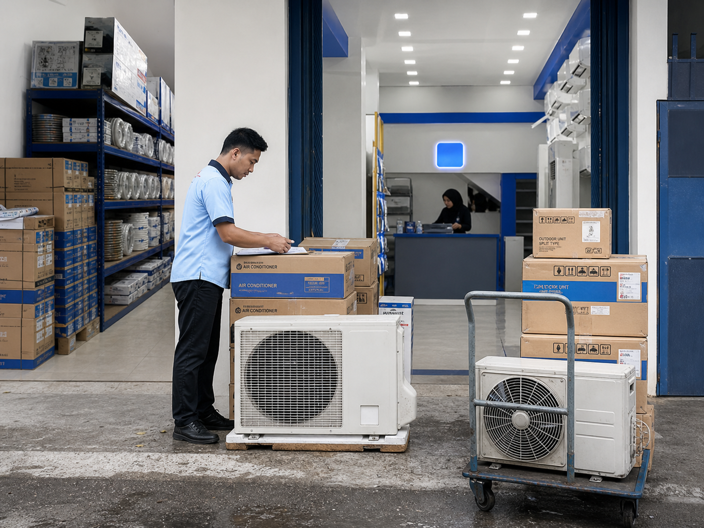 Perbaikan Sistem HVAC Pabrik Tekstil Karawang
