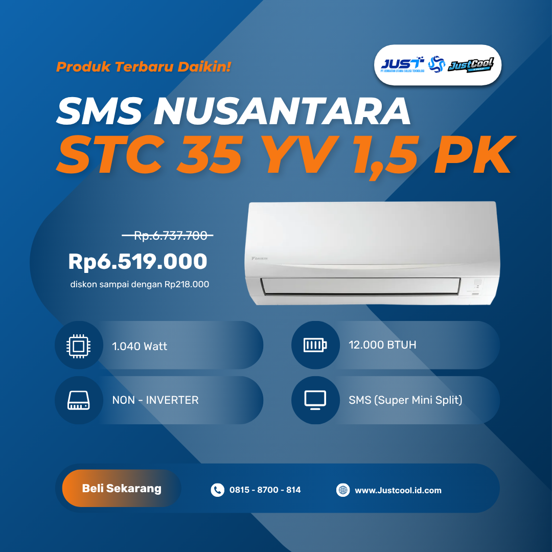 Daikin SMS Nusantara 1,5 PK