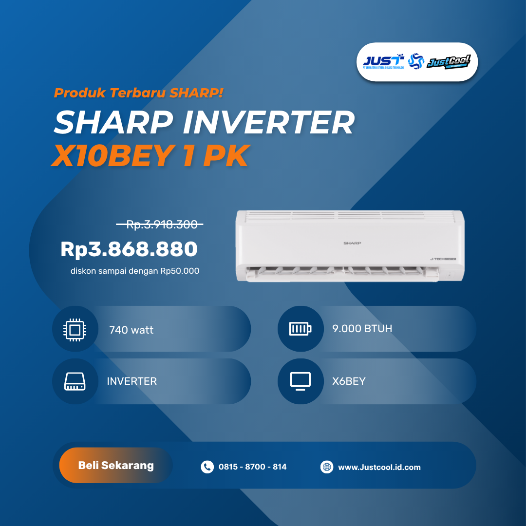 Sharp Inverter X10BEY 1 PK