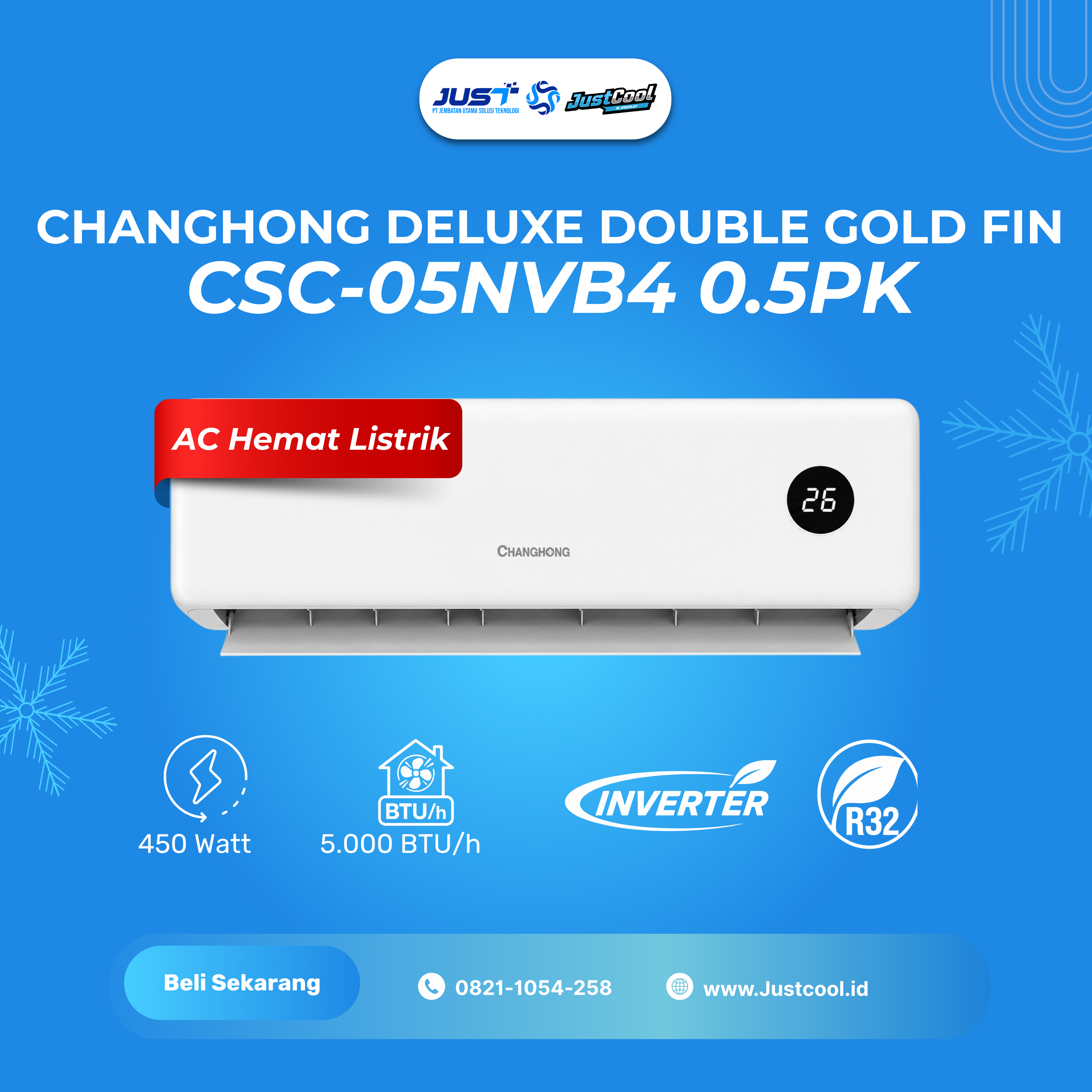 Changhong Deluxe Double Gold Fin 0.5 PK